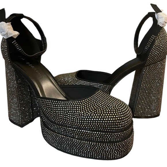 Rhinestone platform Mary Jane heel (Sabrina Carpenter heels) - Picture 2 of 5